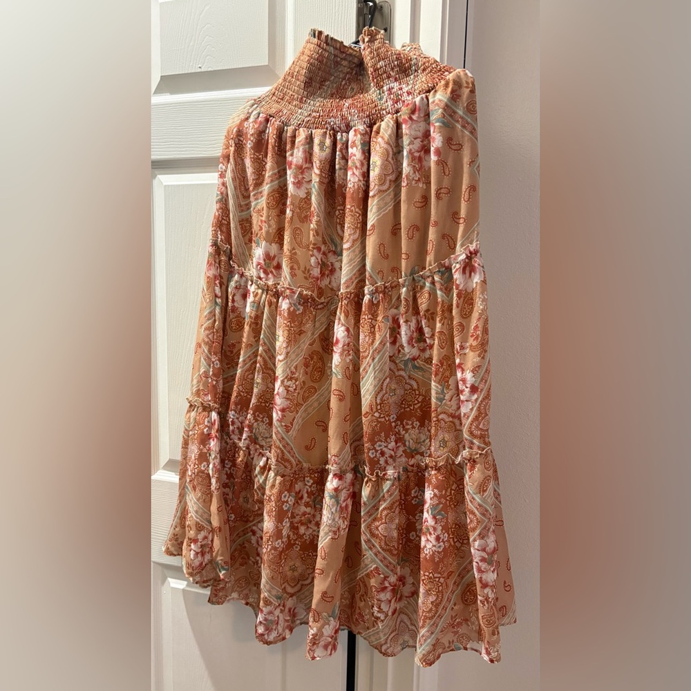 Floral Tiered Skirt